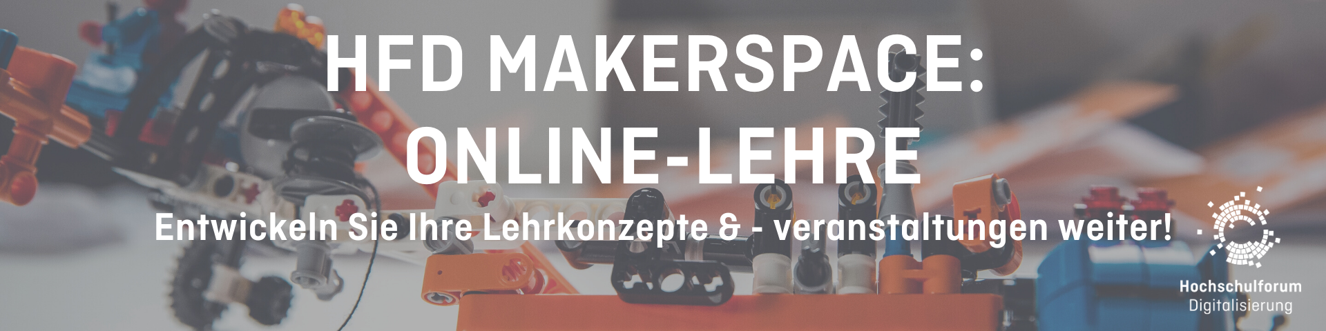 Banner für HFD Makerspace: Online-Lehre am 27.11.2020