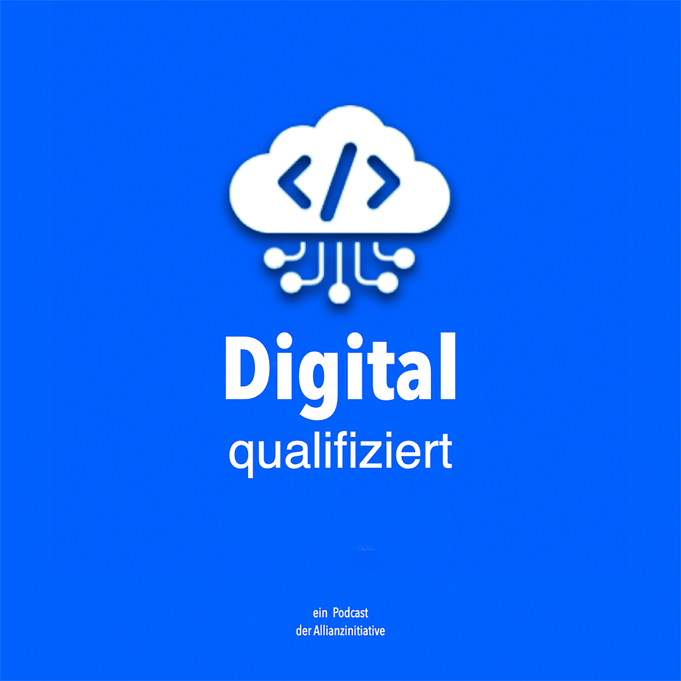Logo "Digital Qualifiziert"-Podcast