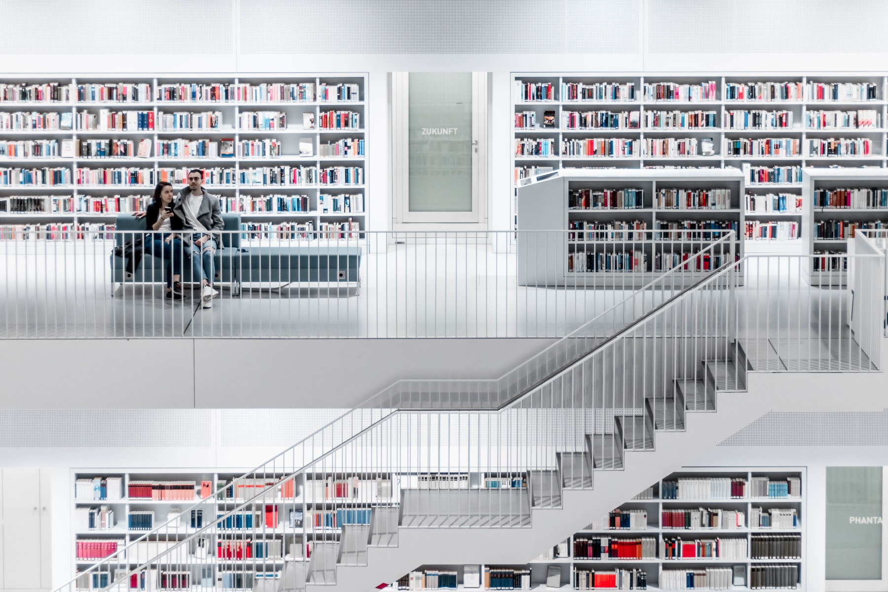 Stuttgarter Bibliothek.