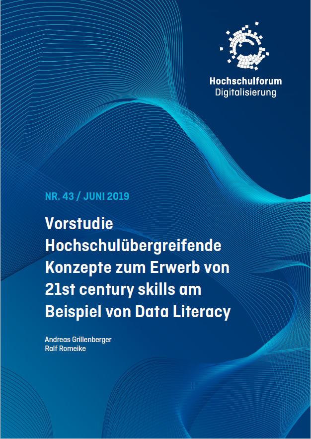 Titelblatt der Studie: Konzepte zum Erwerb von Data Literacy Skills