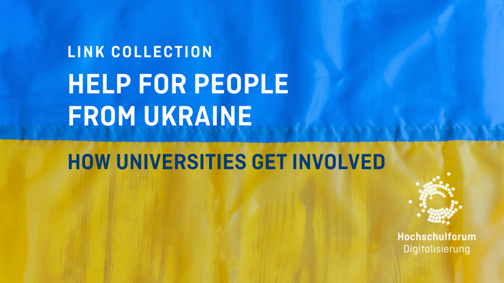  Link Collection. Help for people from Ukraine. How Universities get involved