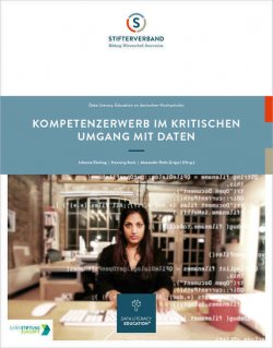 Titelbild zum Sammelband: Data Literacy Education an deutschen Hochschulen.