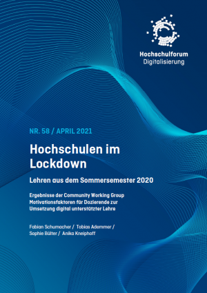 Cover Arbeitspapier 58 Hochschulen im Lockdown - Lehren aus dem Sommersemester 2020
