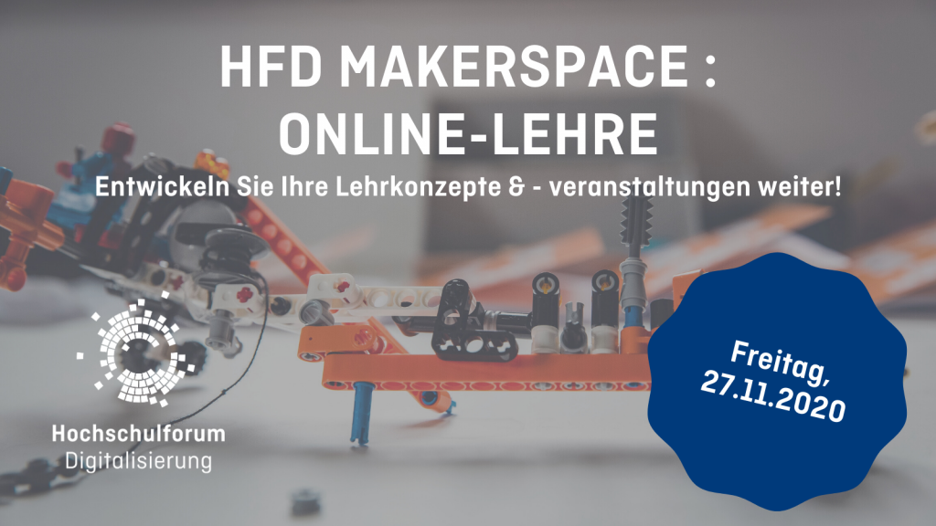 Bannerbild für HFD Makerspace: Online-Lehre am 27. November 2020