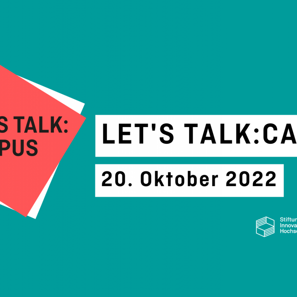 Let's Talk Campus - 20. Oktober 2022