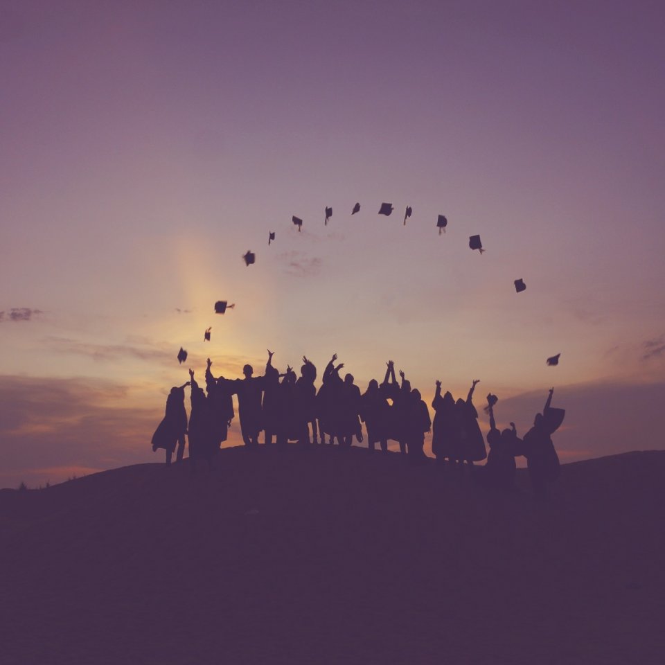 Graduiertenfeier.