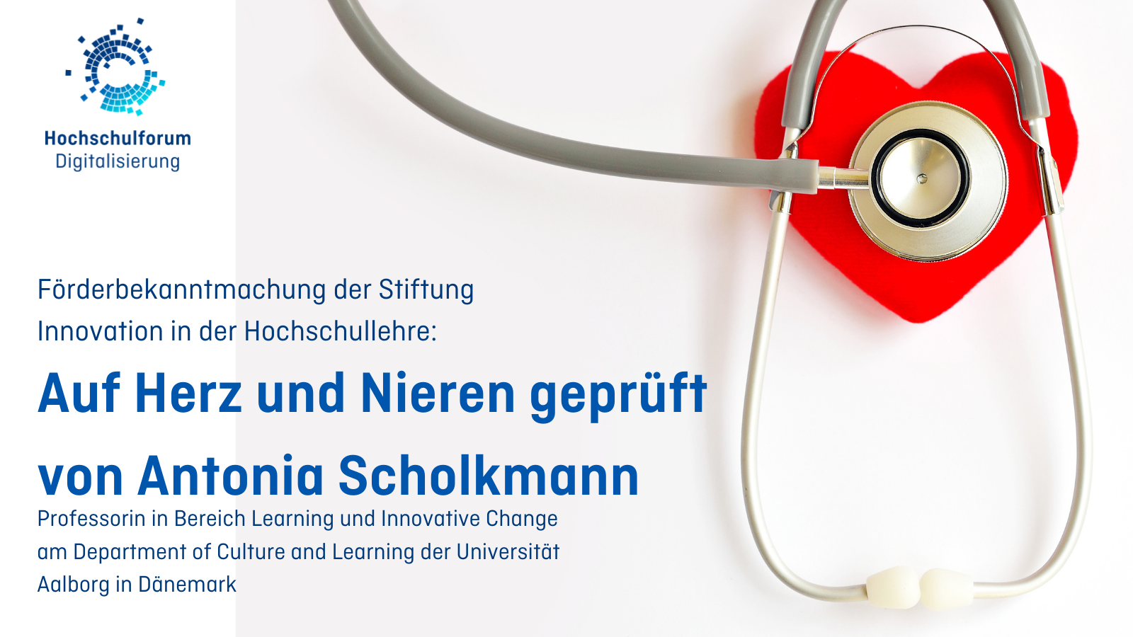 Förderbekanntmachung der Stiftung Innovation in der Hochschullehre: Kommentar von Antonia Scholkmann