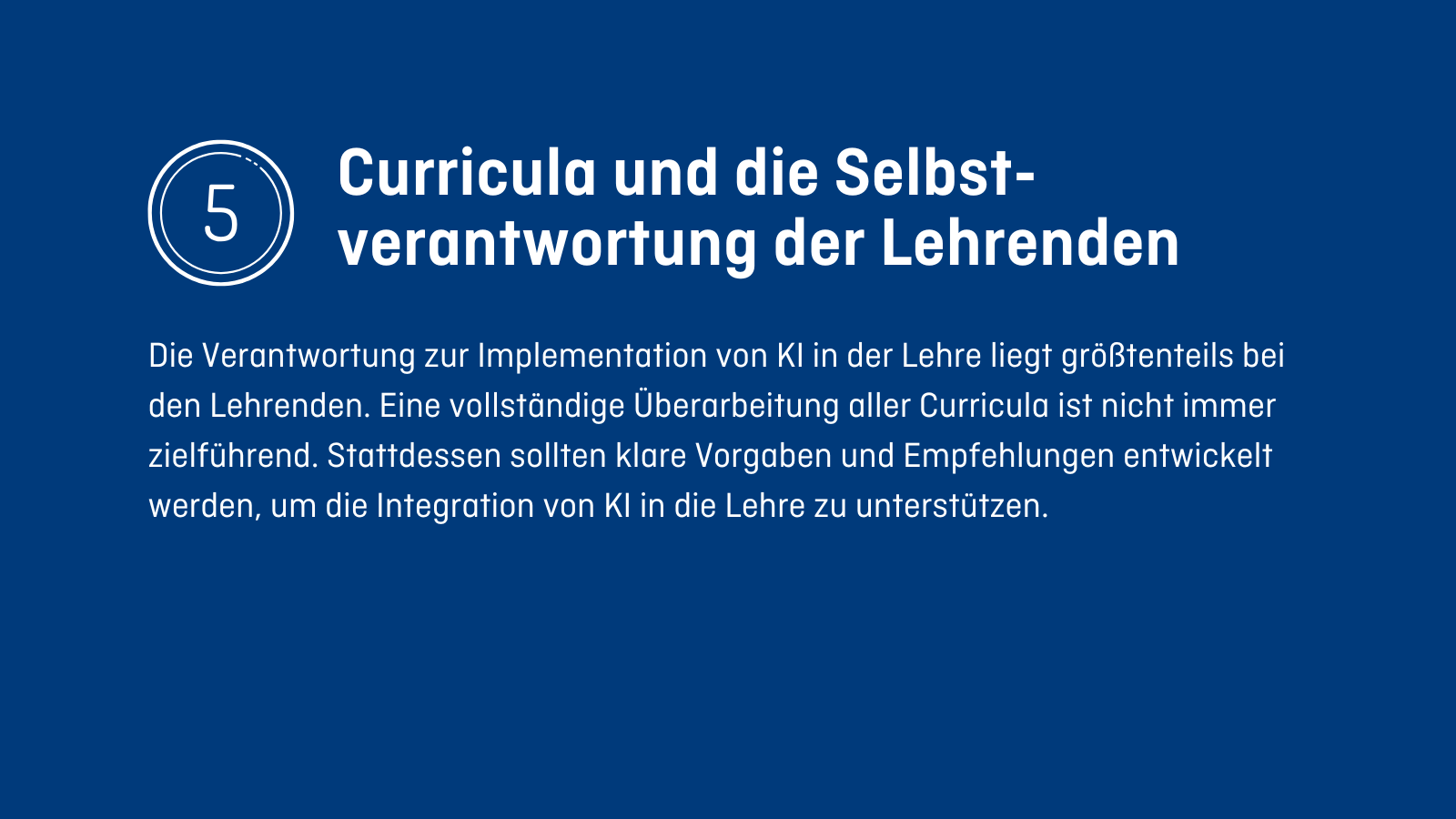 5 Von KI lernen, mit KI lehren