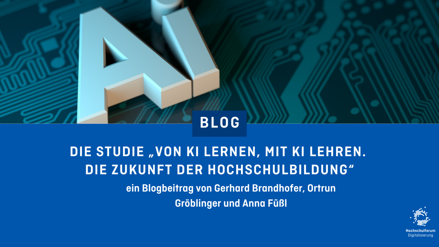 Die Studie "Von KI lernen, mit KI lehren"