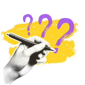 Die Illustration zeigt eine Hand mit Stift.