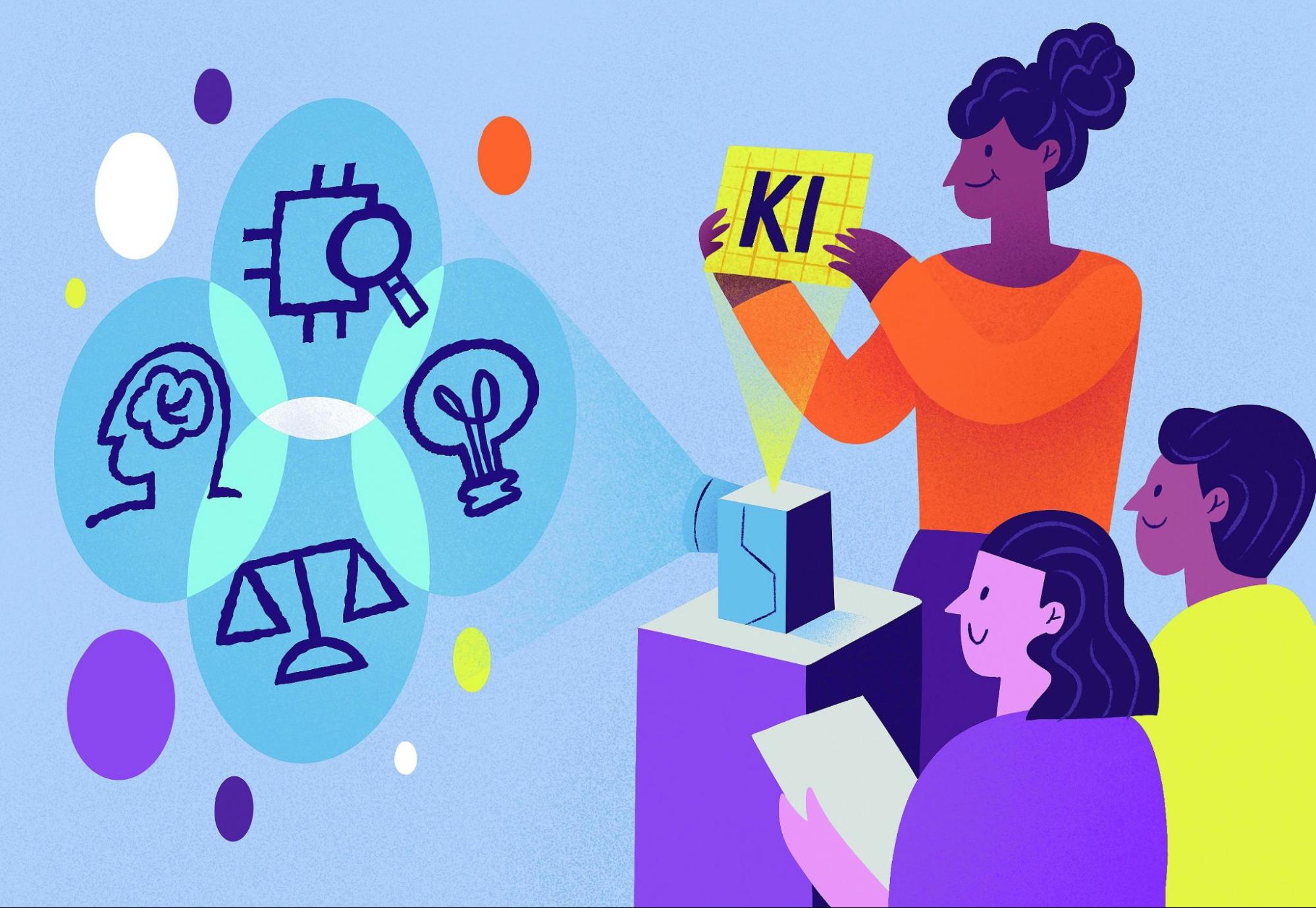 KI kann als Schablone für die Identifikation zukünftiger Kompetenzen dienen, doch ihre eigentliche Ausgestaltung bleibt Aufgabe von Lehrenden und Lernenden.