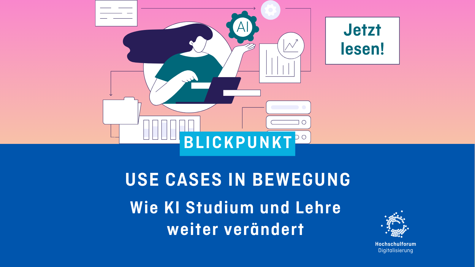 Symbolbild zu Arbeit mit KI.